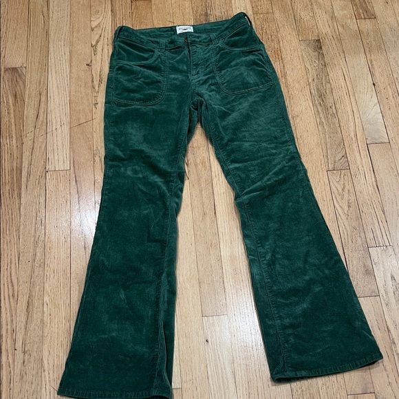 Pilcro Deep Green Corduroy Pants - Picture 3 of 6